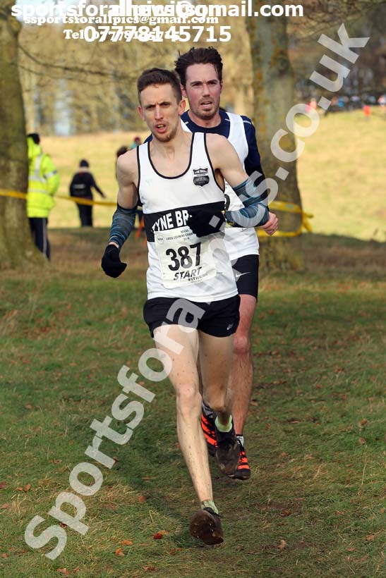 Senior mens cross country, 2019 North Eastern Cross Country Champs., Alnwick, Northumberland.  Photo: David T. Hewitson/Sports for All Pics